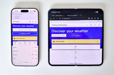 The new BOM site. It doesn't even work properly on an 8 inch tablet.